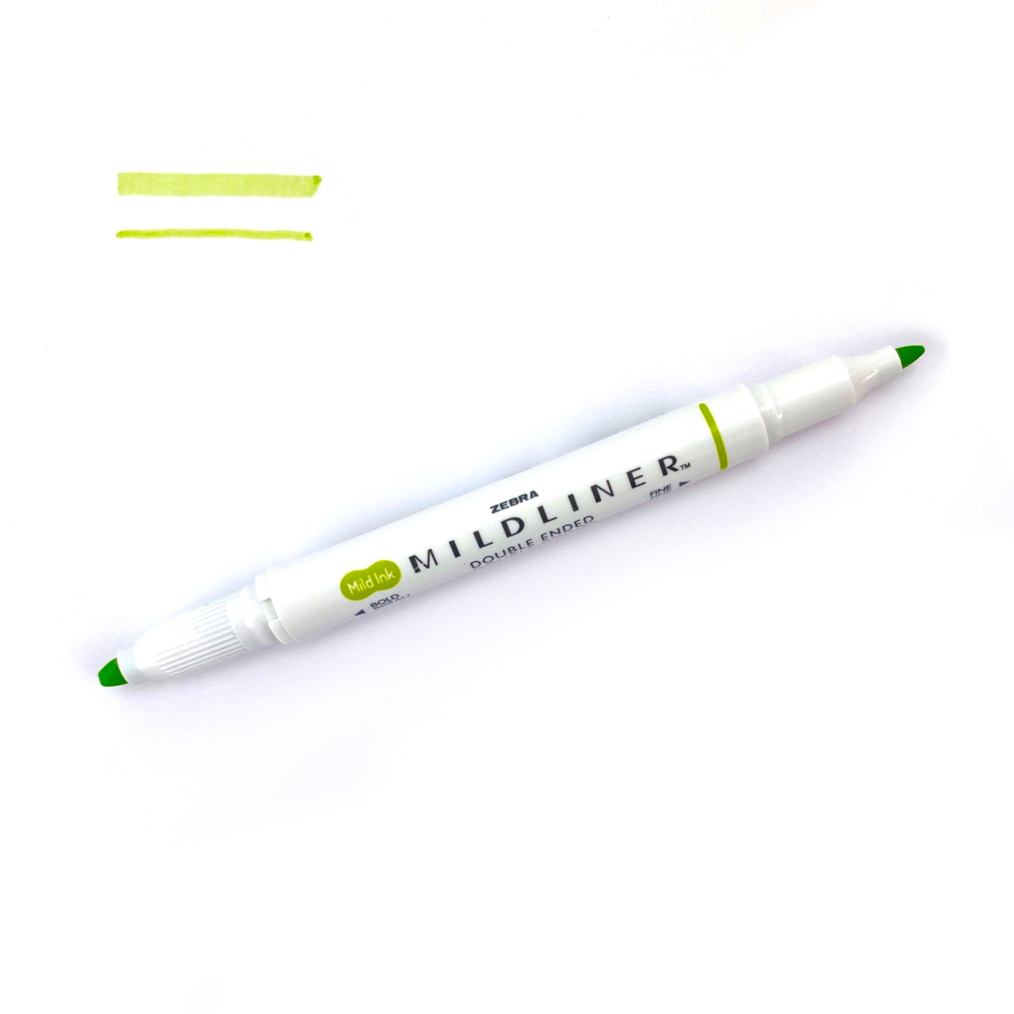 Zebra "Mildliner" Double-Ended Highlighter - Mild Citrus Green (WKT7-MCG) by Zebra - K. A. Artist Shop