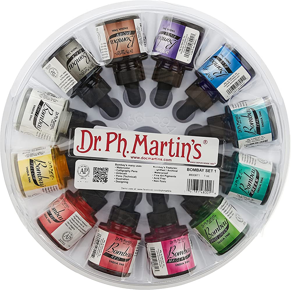Dr. Ph. Martin's Bombay India Ink Set - by Dr. Ph. Martin’s - K. A. Artist Shop