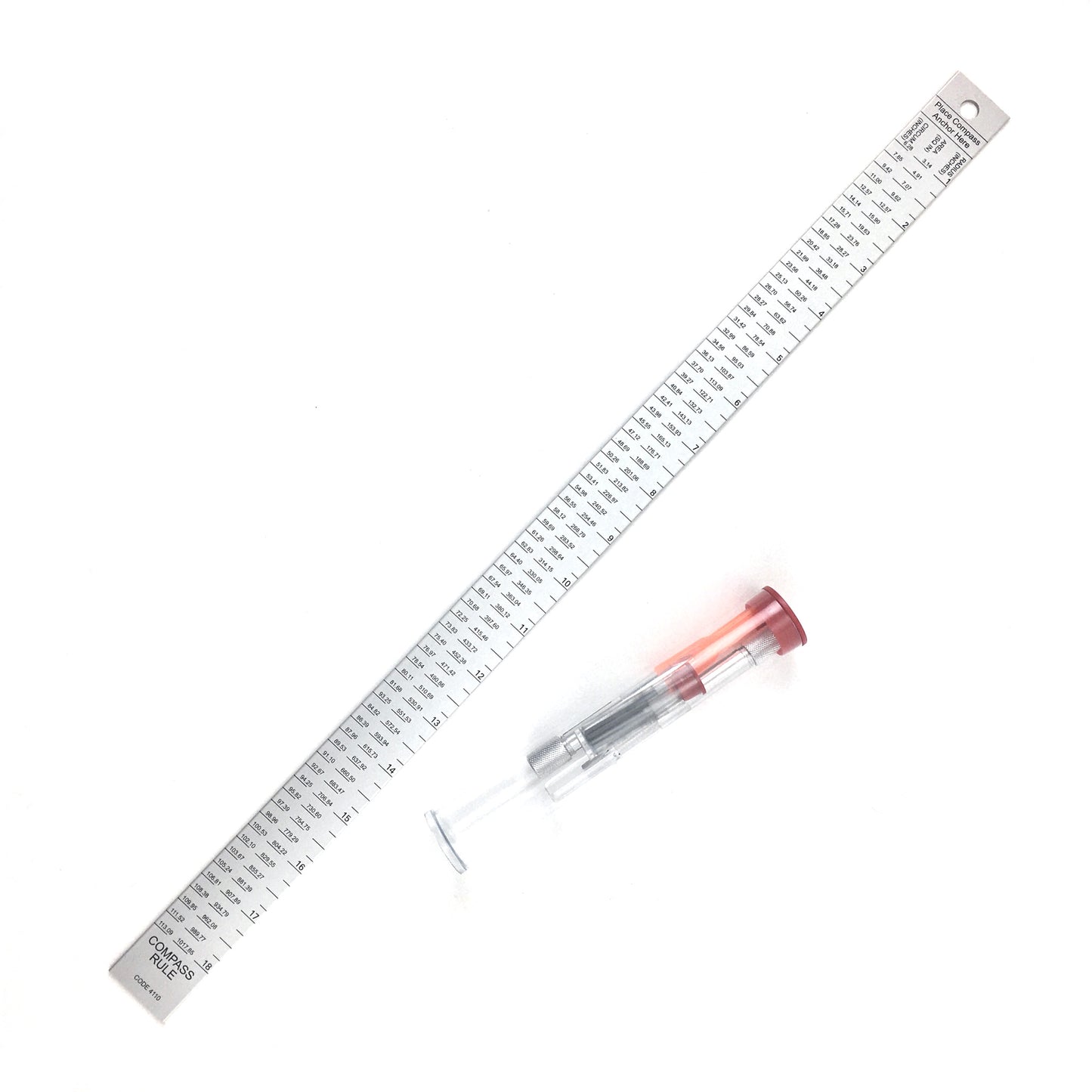 Alumicolor 18 inch Compass Ruler - by Alumicolor - K. A. Artist Shop