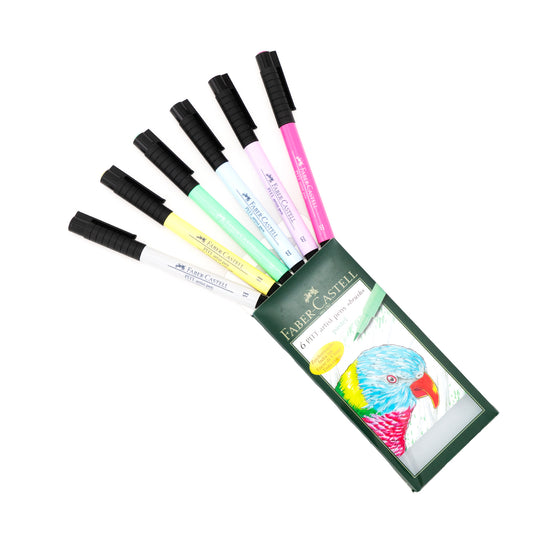 Faber-Castell PITT Artist Brush Pen Sets - Pastel by Faber-Castell - K. A. Artist Shop