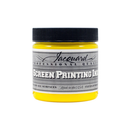 Jacquard Screen Printing Ink - Small Jar (4 fl. oz.) / 124 Opaque Yellow by Jacquard - K. A. Artist Shop