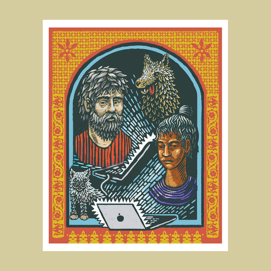 Athens Banner Project: Archival Print of "Untitled" by Maximos Salzman - by Maximos Salzman - K. A. Artist Shop