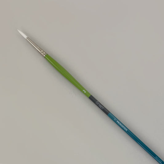 Princeton Snap! Long - Handled Paint Brushes - Round / 02 by Princeton Art & Brush Co - K. A. Artist Shop