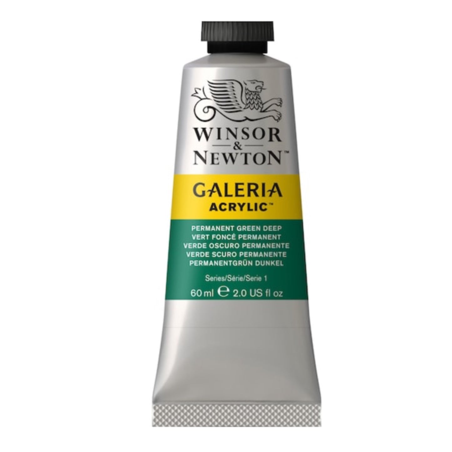 Winsor & Newton Galeria Acrylic Paint - 60 mL - Permanent Green Deep by Winsor & Newton - K. A. Artist Shop