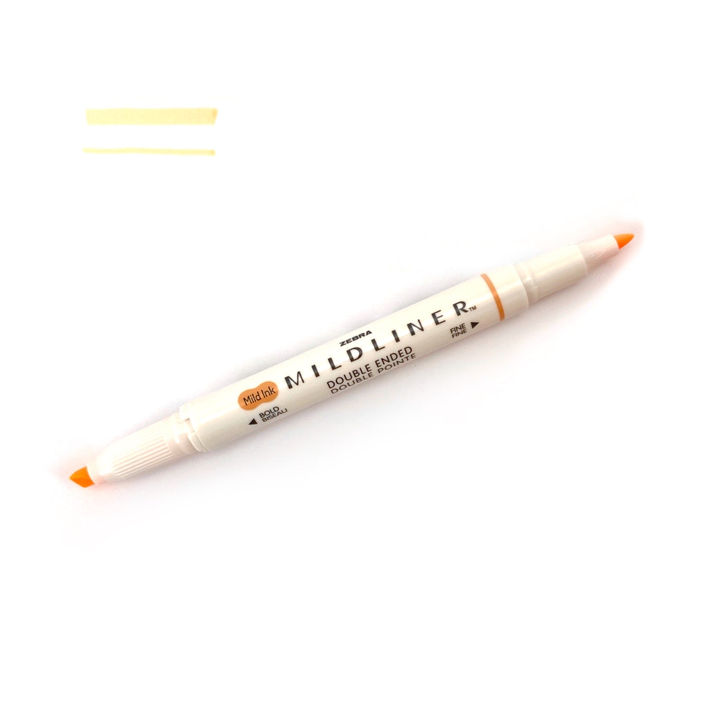 Zebra "Mildliner" Double-Ended Highlighter - Mild Orange (WKT7-MOR) by Zebra - K. A. Artist Shop