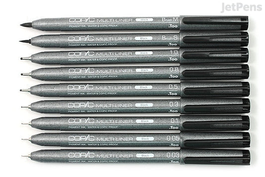 Copic Multiliner Sets - by K. A. Artist Shop - K. A. Artist Shop