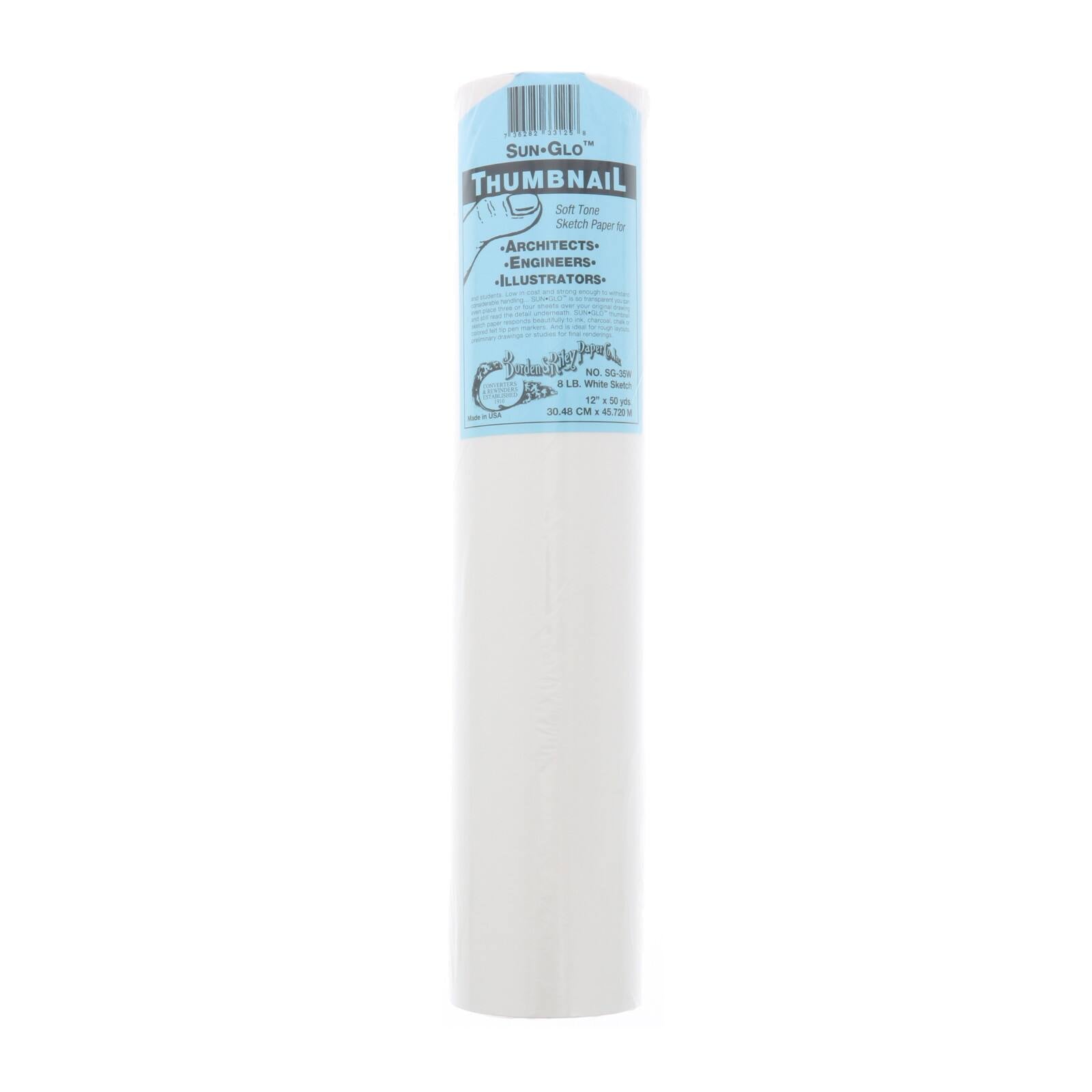 Bienfang Sketching & Tracing Paper Roll White 20 Yards x 12 Inches