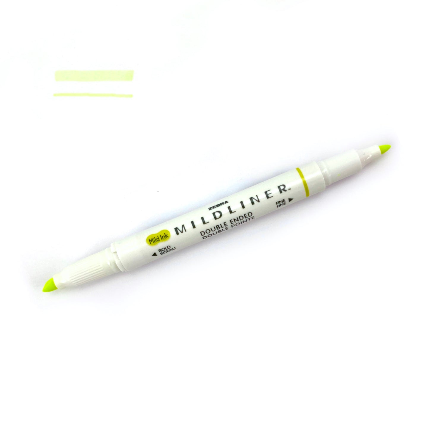 Zebra "Mildliner" Double-Ended Highlighter - Mild Yellow (WKT7-MY) by Zebra - K. A. Artist Shop