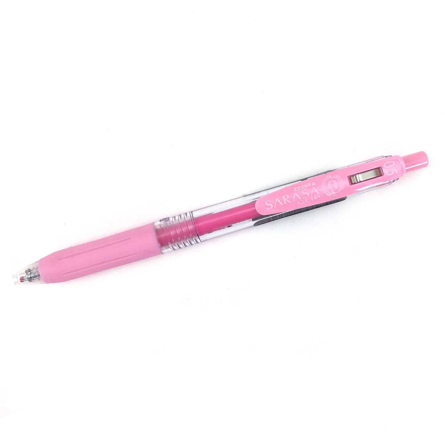 Sarasa Clip Retractable Gel Pens - Milky Pink - 0.5mm by Zebra - K. A. Artist Shop