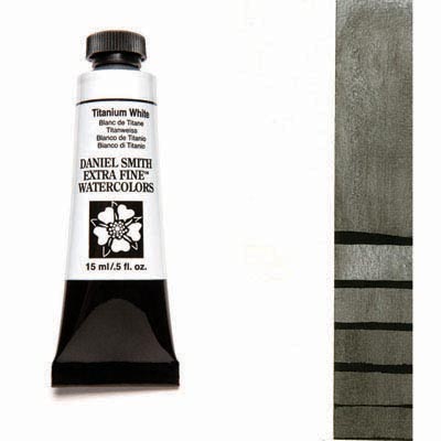 Daniel Smith Extra Fine Watercolors - 15ml / 0.5 fl. oz. - Titanium White by Daniel Smith - K. A. Artist Shop