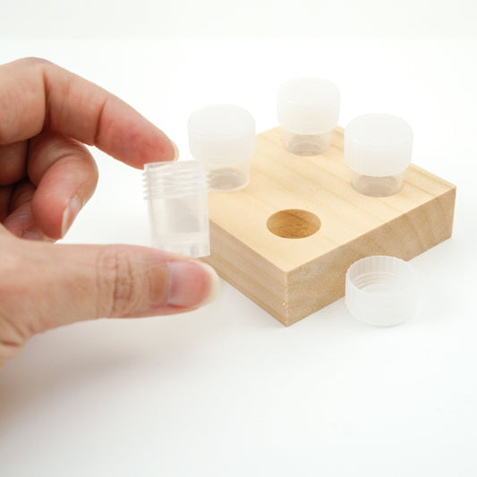 Dinky Dips 4pc Wooden Ink Well / Ink Holder - by Dinky Dip - K. A. Artist Shop