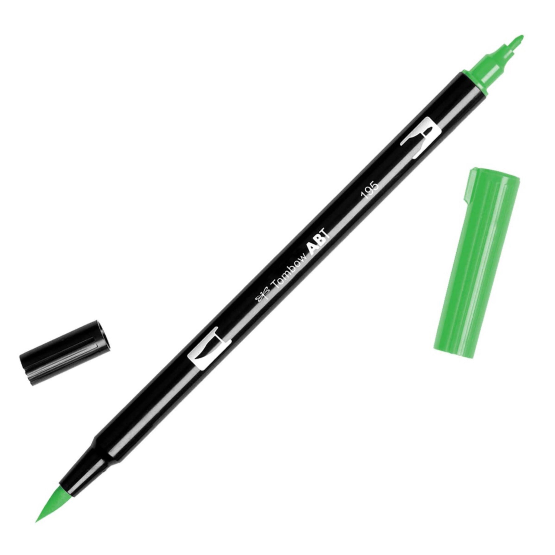 Tombow Dual Brush Pens - Individuals - 195 Light Green by Tombow - K. A. Artist Shop