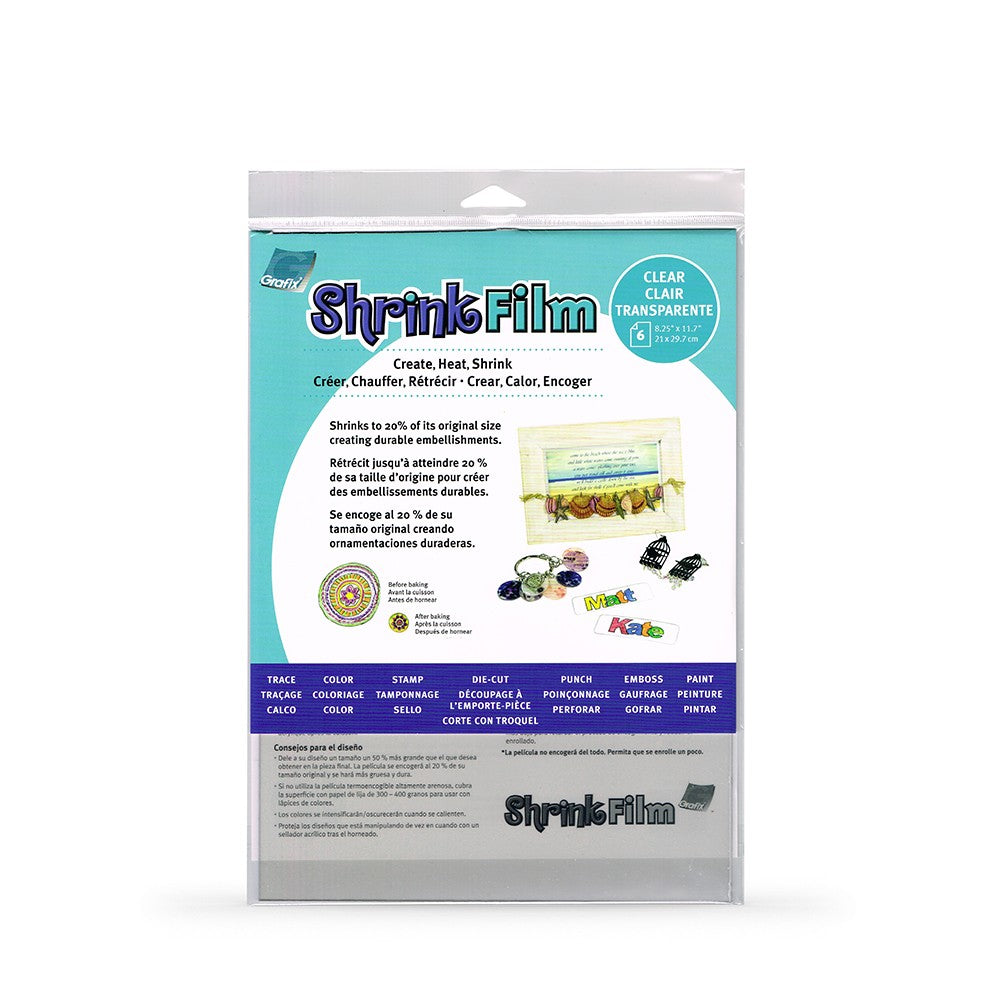 Grafix Shrink Film - 6/pkg. - by Grafix - K. A. Artist Shop