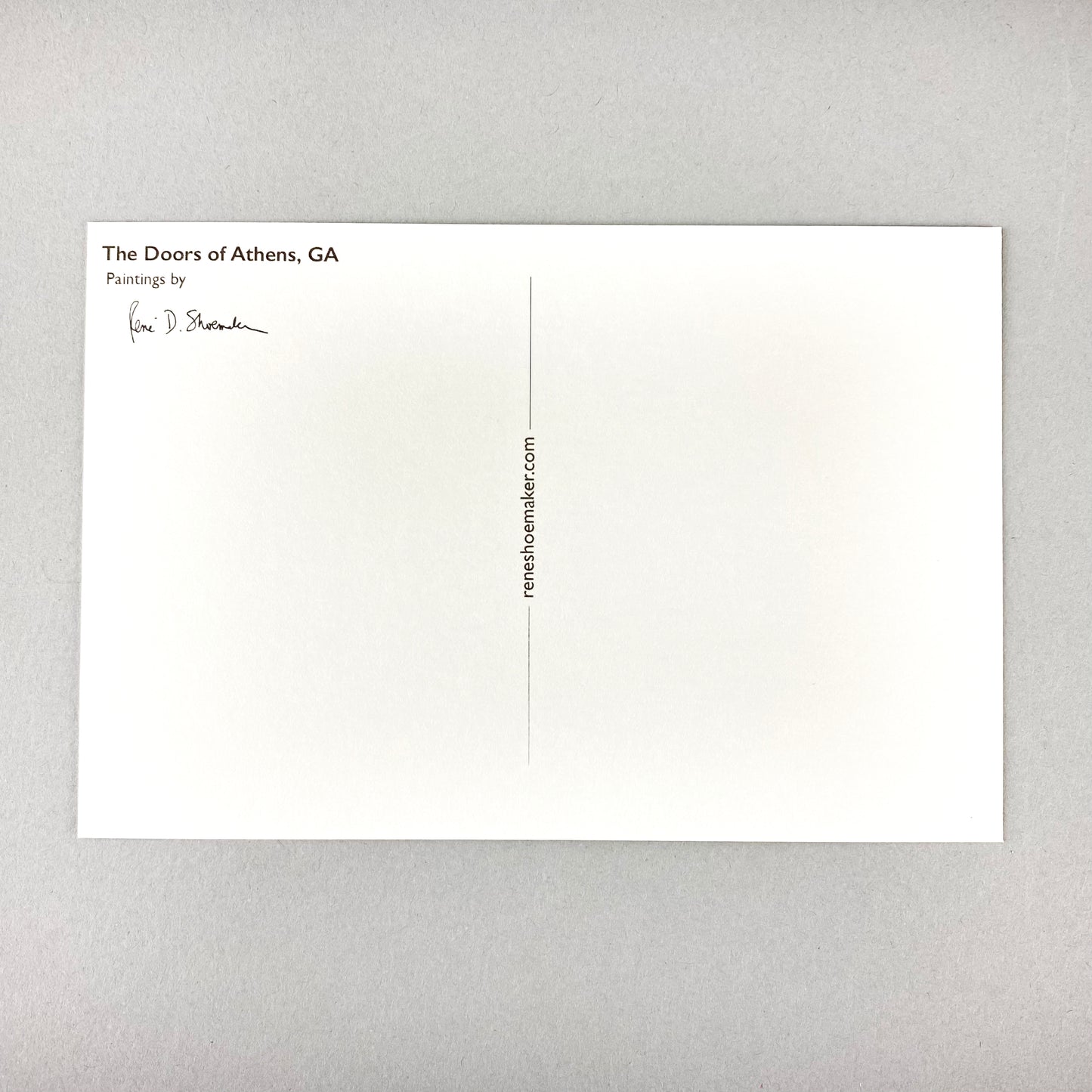 "Doors of Athens" Postcard Set by René Shoemaker