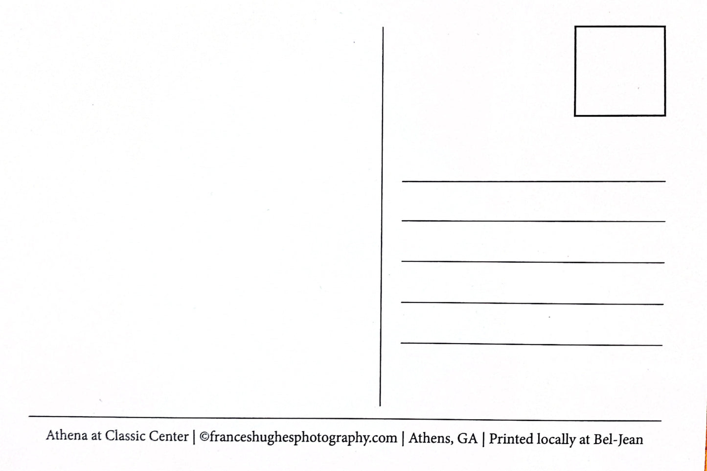 Athens, GA Postcards by Frances Hughes - Athena at Classic Center - by Frances Hughes - K. A. Artist Shop