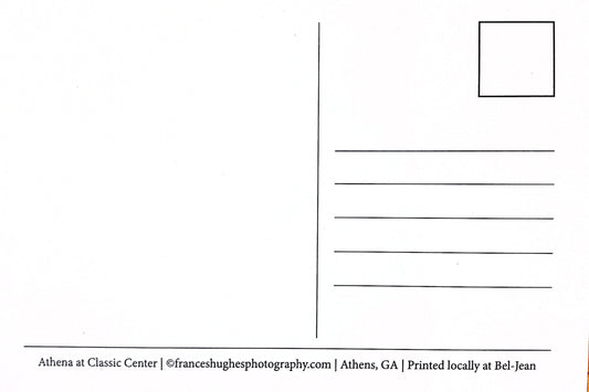 Athens, GA Postcards by Frances Hughes - Athena at Classic Center - by Frances Hughes - K. A. Artist Shop