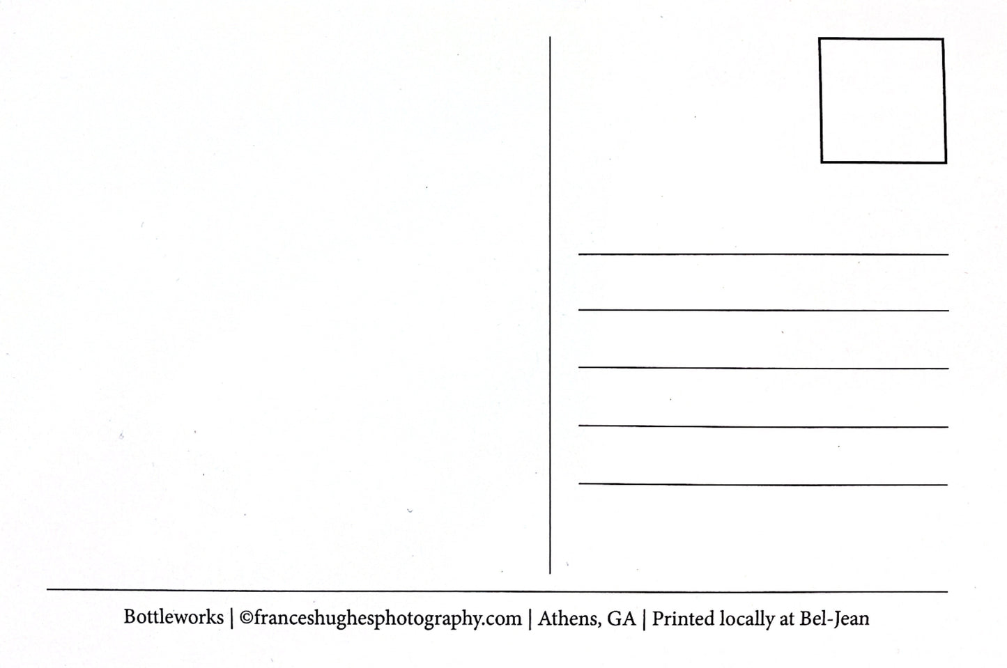 Athens, GA Postcards by Frances Hughes - Bottle Works - by Frances Hughes - K. A. Artist Shop