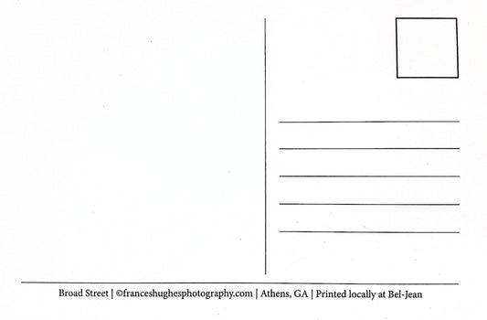Athens, GA Postcards by Frances Hughes - Broad Street - by Frances Hughes - K. A. Artist Shop