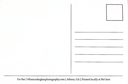 Athens, GA Postcards by Frances Hughes - Go Bar - by Frances Hughes - K. A. Artist Shop