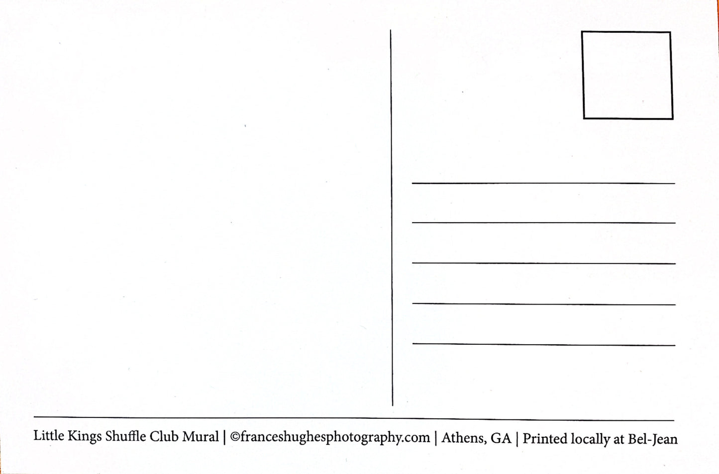 Athens, GA Postcards by Frances Hughes - Little Kings Shuffle Club - by Frances Hughes - K. A. Artist Shop