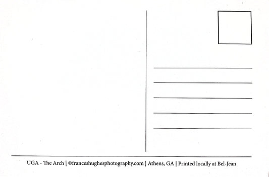 Athens, GA Postcards by Frances Hughes - The Arch At UGA - by Frances Hughes - K. A. Artist Shop