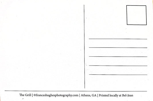 Athens, GA Postcards by Frances Hughes - The Grill - by Frances Hughes - K. A. Artist Shop