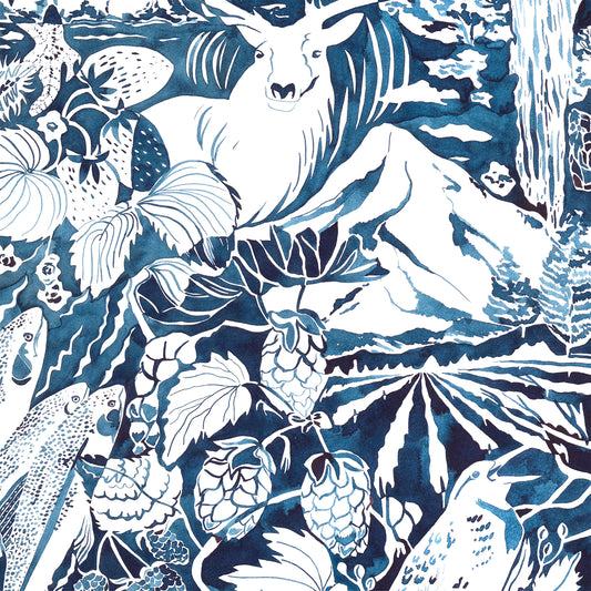 "Ode to Oregon" Archival Print by Kate Couch - by Kate Couch - K. A. Artist Shop