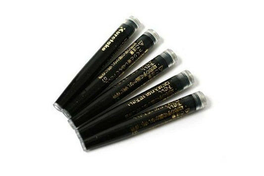 Kuretake Ink Refill Cartridges 5 pack - (for Brush Pen No. 8 & 7) - by Kuretake - K. A. Artist Shop