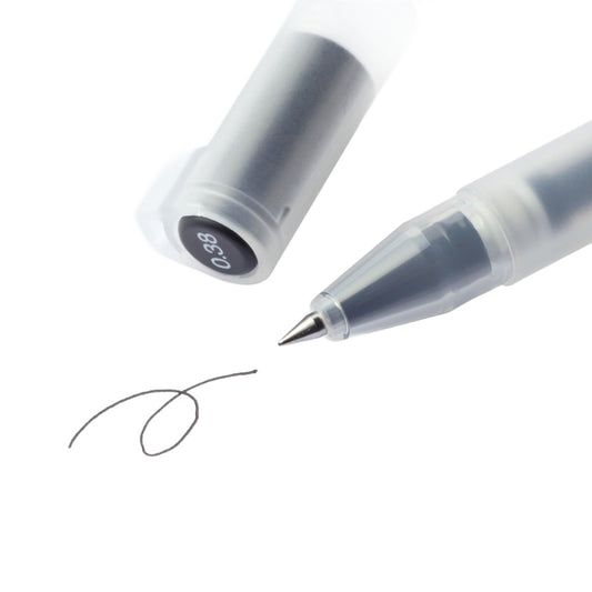 Muji Gel Pen - Black - 0.38 mm by Muji - K. A. Artist Shop