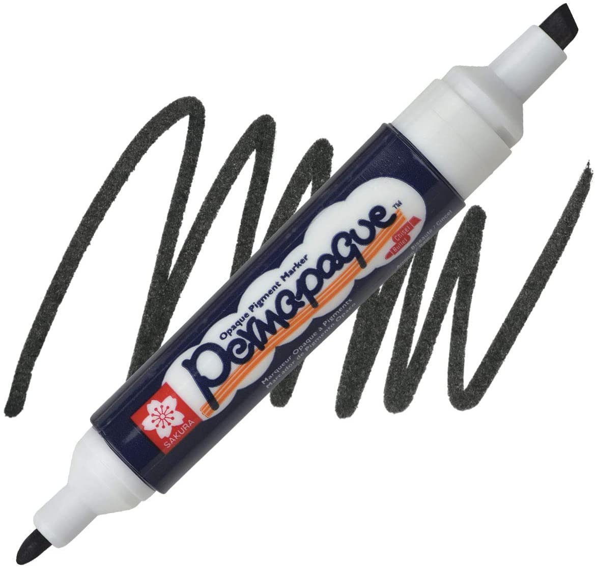 Permapaque Opaque Paint Marker - Chisel + Bullet - Black by Permapaque - K. A. Artist Shop