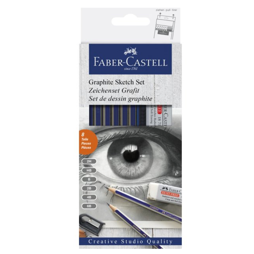 Faber-Castell Creative Studio - Graphite Sketch Set - by Faber-Castell - K. A. Artist Shop
