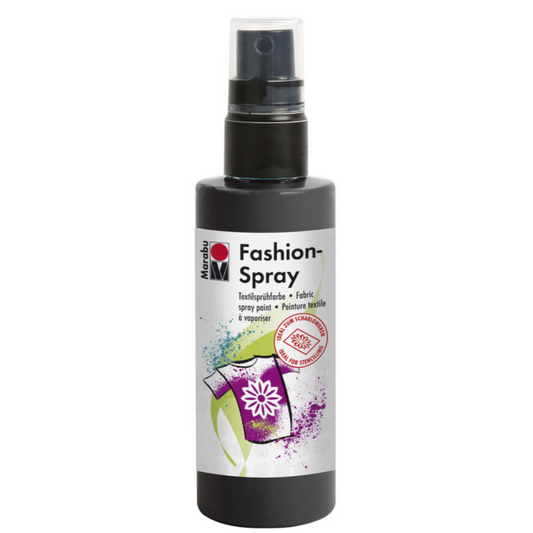 Marabu Fashion Spray - Fabric Spray Paint - Black by Marabu - K. A. Artist Shop