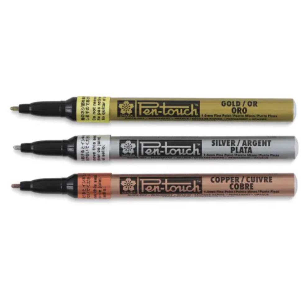 Permanent Paint Pens Metal, Paint Marker Pens Gold Silver