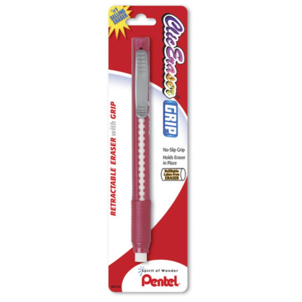 Pentel Clic Eraser- White Vinyl Eraser (Carded) - Carded Eraser by K. A. Artist Shop - K. A. Artist Shop