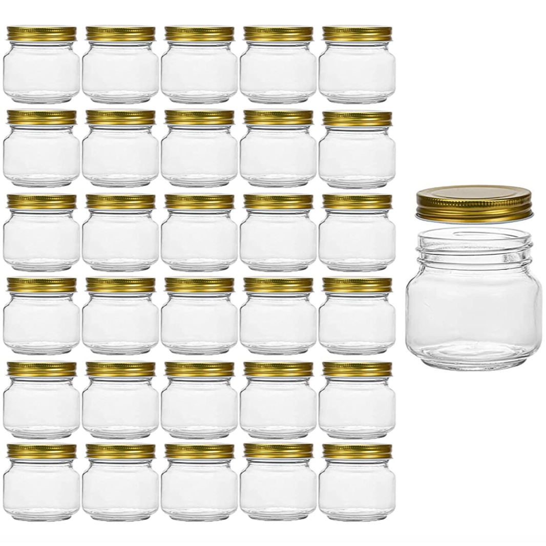 Clear Glass Mason Jar - 8 oz. – K. A. Artist Shop