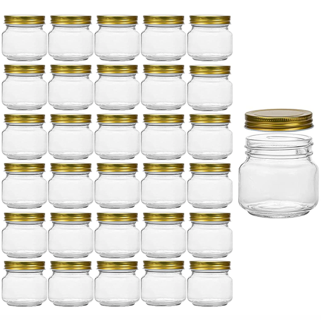 Clear Glass Mason Jar - 8 oz. - by Kamota - K. A. Artist Shop