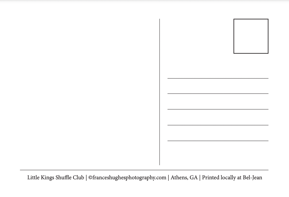 Athens, GA Postcards by Frances Hughes - Little Kings Shuffle Club Boat - by Frances Hughes - K. A. Artist Shop