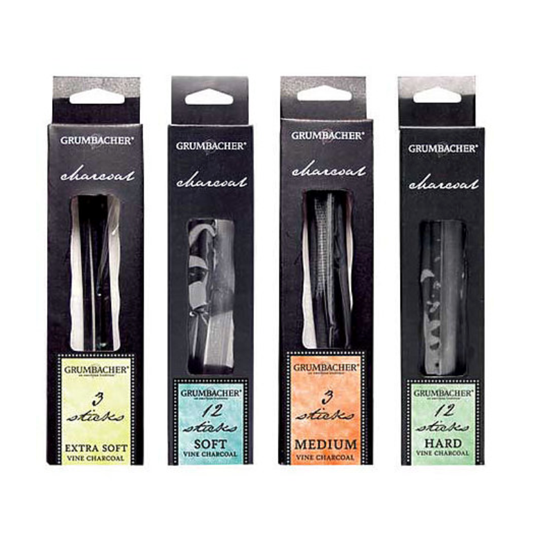 Grumbacher Vine Charcoal - Standard Width - by Grumbacher - K. A. Artist Shop