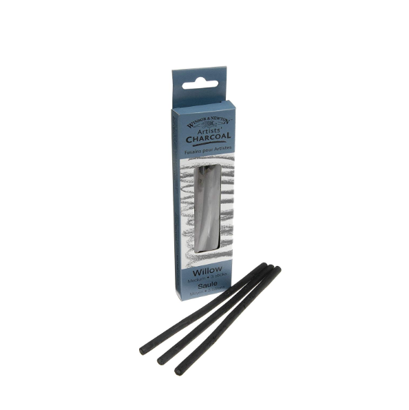 3Pcs Set Art Sketch Compressed Charcoal Bars Sticks Rods