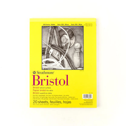 Strathmore 300 Series Bristol Paper Pad - Vellum Surface - 9 x 12 inches by Strathmore - K. A. Artist Shop