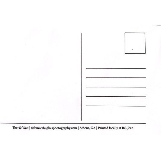 Athens, GA Postcards by Frances Hughes - The 40 Watt (in Color) - by Frances Hughes - K. A. Artist Shop