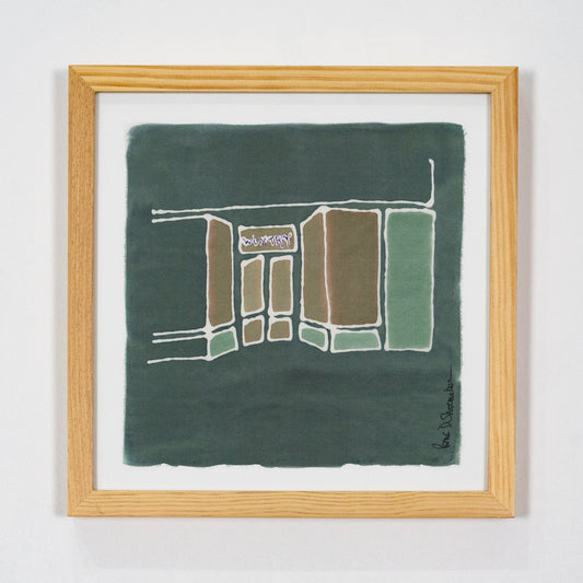 The Doors of Athens • Wuxtry • Archival Print by René Shoemaker - by René Shoemaker - K. A. Artist Shop