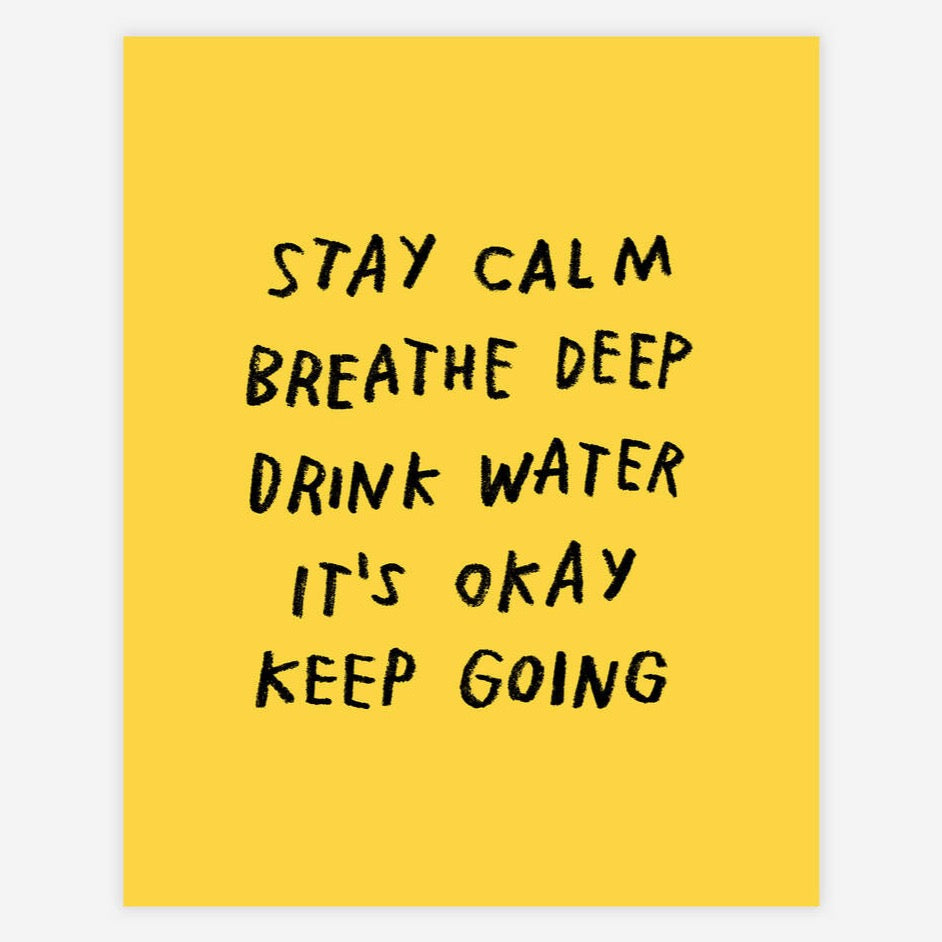 "Big Reminders" Archival Print - by ADAMJK - K. A. Artist Shop