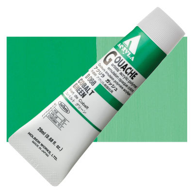 Holbein Acryla Gouache 20ml Tubes - Cobalt Green by Holbein - K. A. Artist Shop