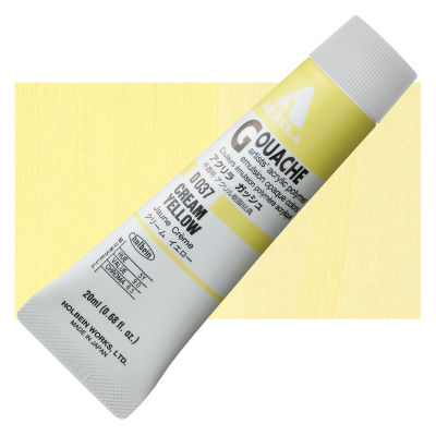 Holbein Acryla Gouache 20ml Tubes - Cream Yellow by Holbein - K. A. Artist Shop