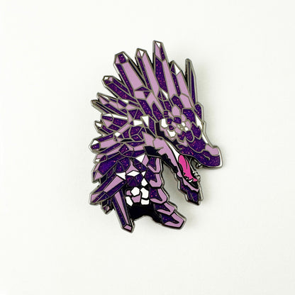 "Amethyst Dragon" Enamel Pin by Katy Lipscomb