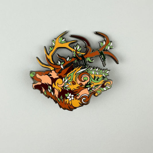 "Elk" Enamel Pin by Katy Lipscomb