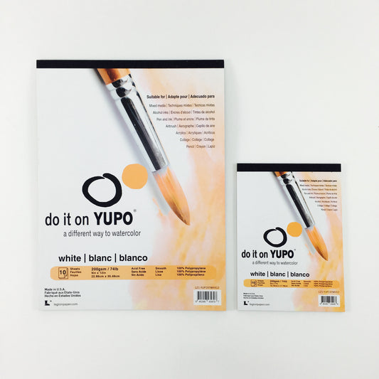Yupo Polypropylene Pad - White - Medium Weight - by Legion Paper - K. A. Artist Shop