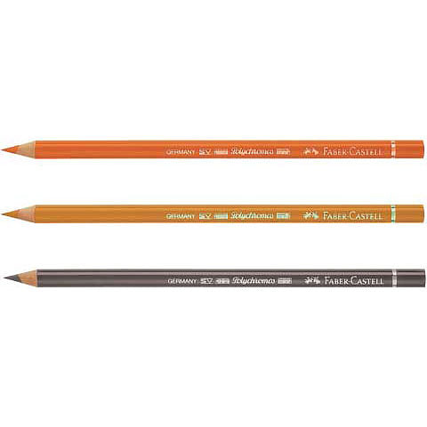 Faber-Castell Polychromos Colored Pencils - Neutrals + Metallics