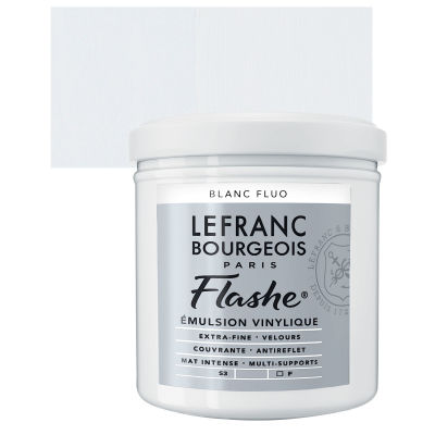 Flashe Vinyl Paint - 125mL - Fluorescent White by Lefranc & Bourgeois - K. A. Artist Shop